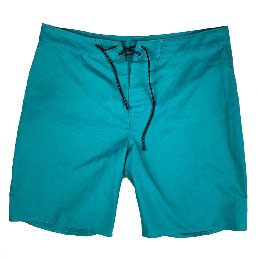 Outerknown Teal Board Swim Shorts Size 34